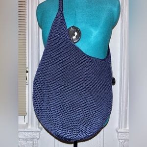 Crochet Bag Navy Blue Color The Sak Navy Blue Hobo Bag